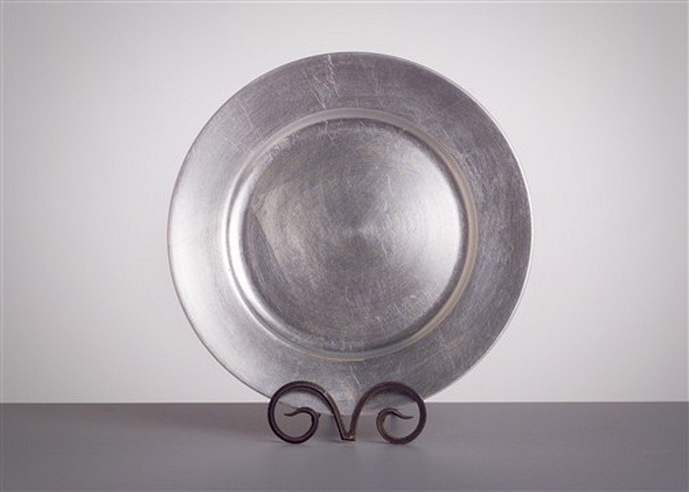 Silver Lacquer Charger